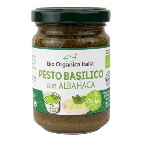 PESTO BASILICO VEGANO ECO Organica Italia 140 g