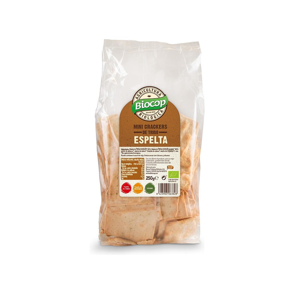 MINI CRACKERS TRIGO ESPELTA Biocop 250 g