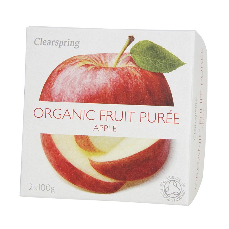 PURÉ DE MANZANA CLEARSPRING 2X100 g