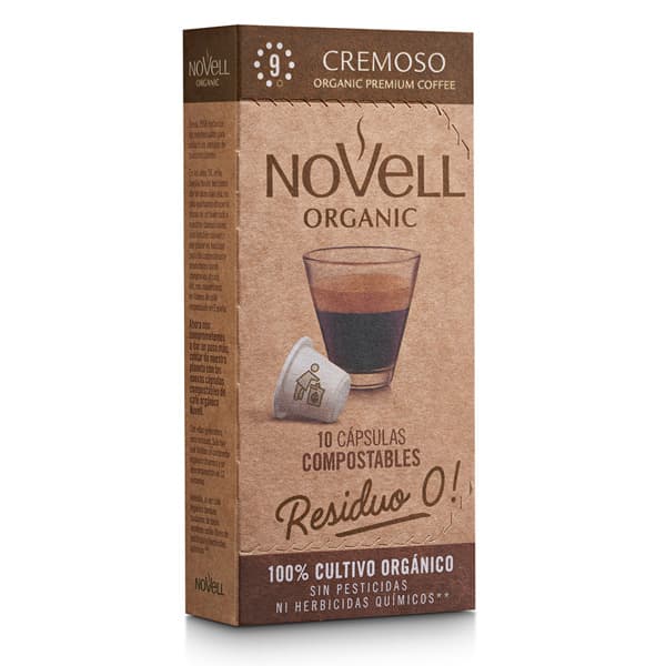 CAPS. CAFÉ CREMOSO ECO Novell 10 uds.