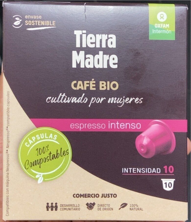 CAFÉ ESPRESSO INTENSO ECO Oxfam 10 cápsulas