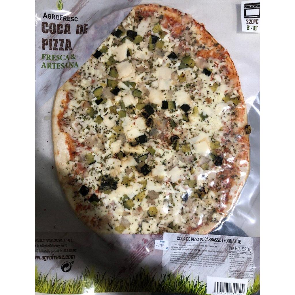 PIZZA CARBASSÓ I FORMATGE Agrofresc 500 g